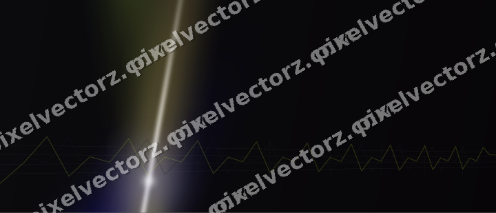Glowing neon chart background in blue and purple