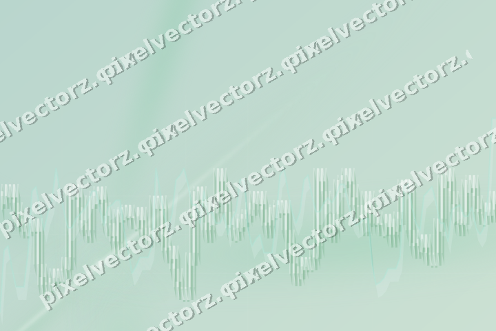 Soft pastel chart background in green and teal