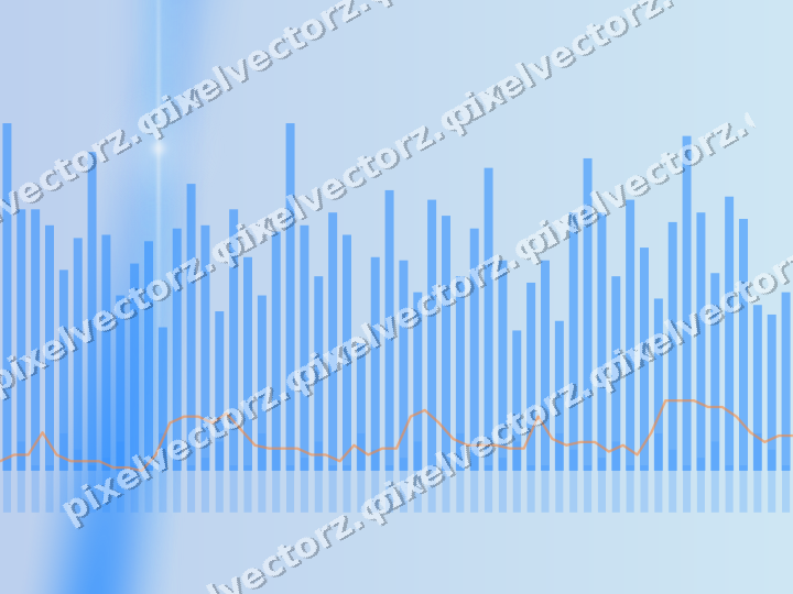 Soft pastel chart background in blue and red