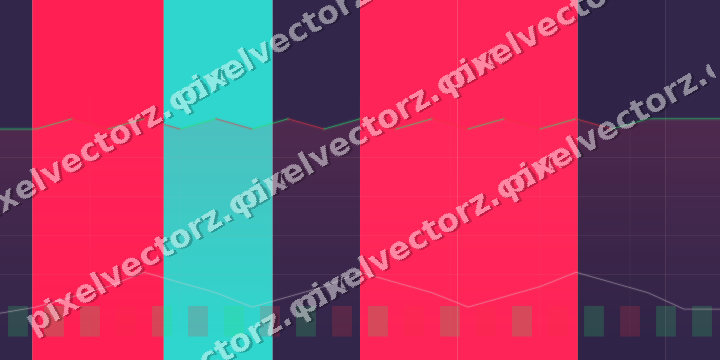 Soft pastel chart background in pink and amber