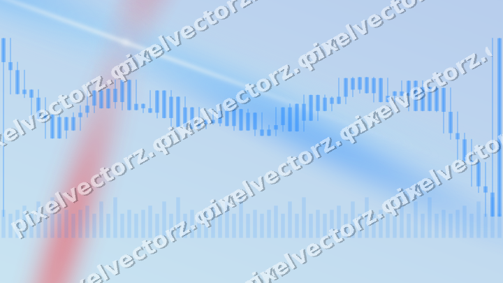 Soft pastel chart background in blue and red