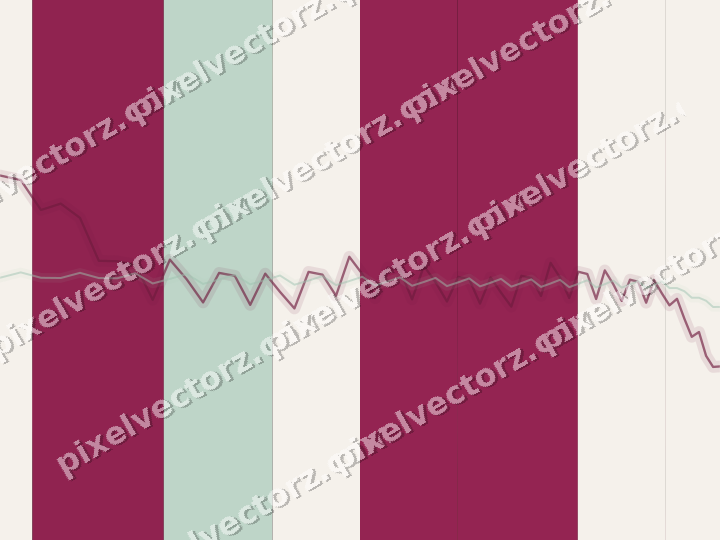 Glowing neon chart background in pink and green