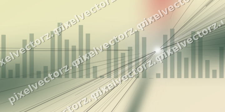 Soft pastel chart background in dark green and red