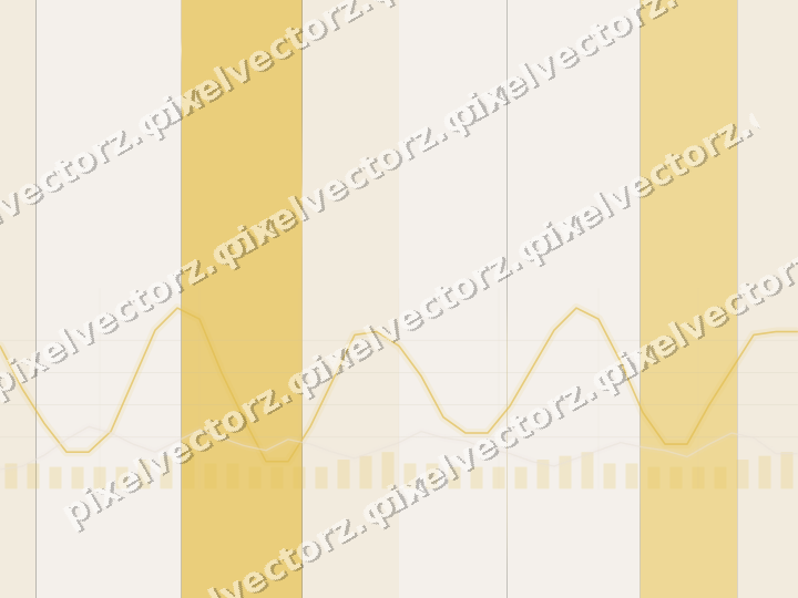 Glowing neon chart background in amber and orange