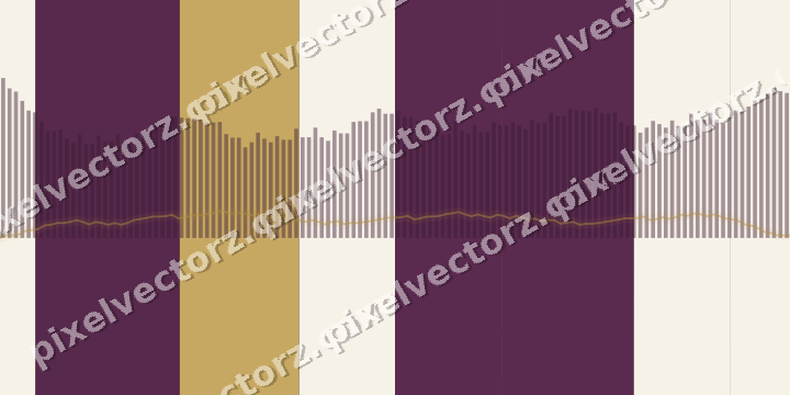 Glowing neon chart background in magenta and amber