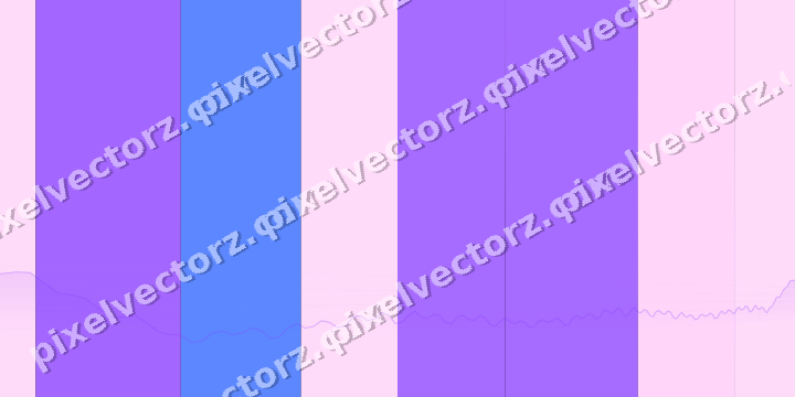 Glowing neon chart background in purple and blue