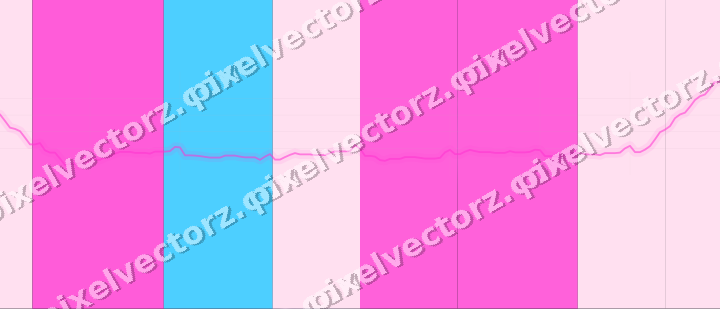 Glowing neon chart background in magenta and purple