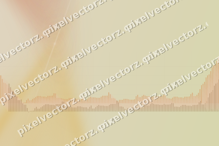 Soft pastel chart background in orange and amber