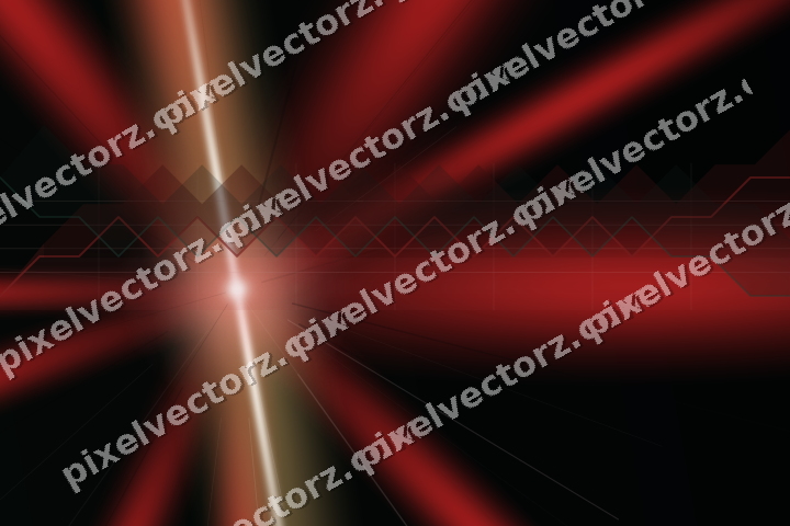 Glowing neon chart background in red and green