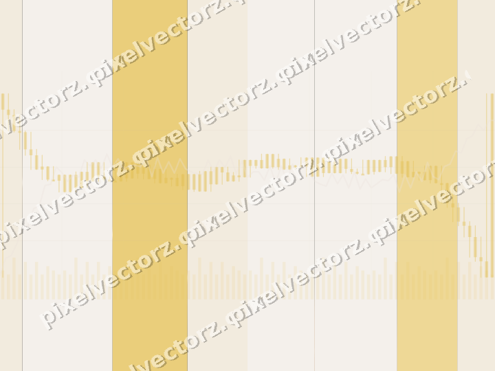 Glowing neon chart background in amber and orange