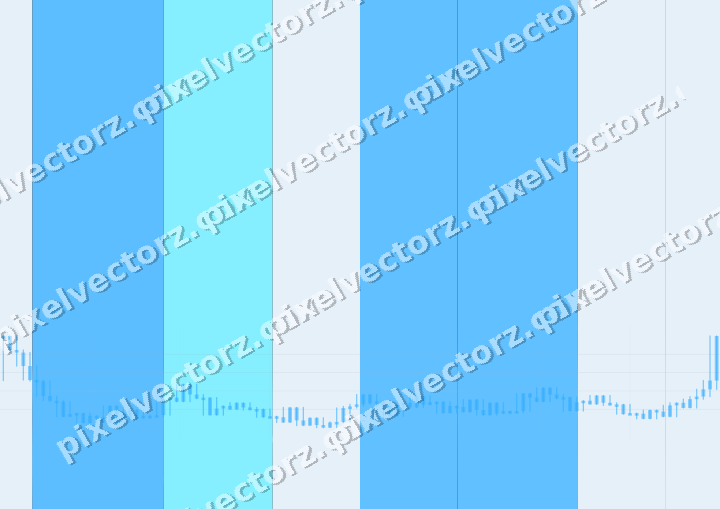 Glowing neon chart background in cyan and blue