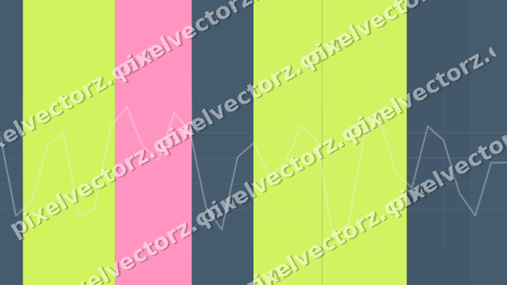 Glowing neon chart background in lime and amber