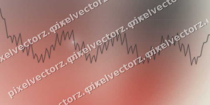 Soft pastel chart background in red and pale amber