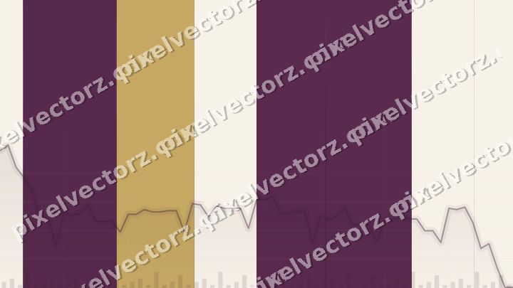 Glowing neon chart background in magenta and amber