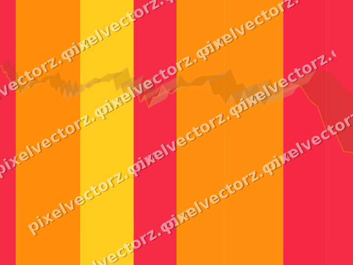 Soft pastel chart background in orange and amber