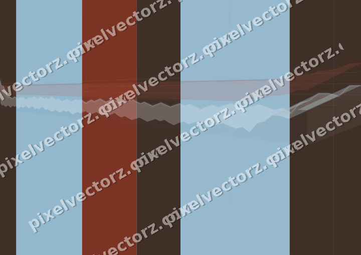Soft pastel chart background in cyan and red