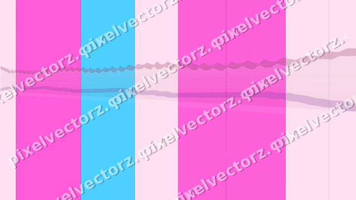 Glowing neon chart background in magenta and purple