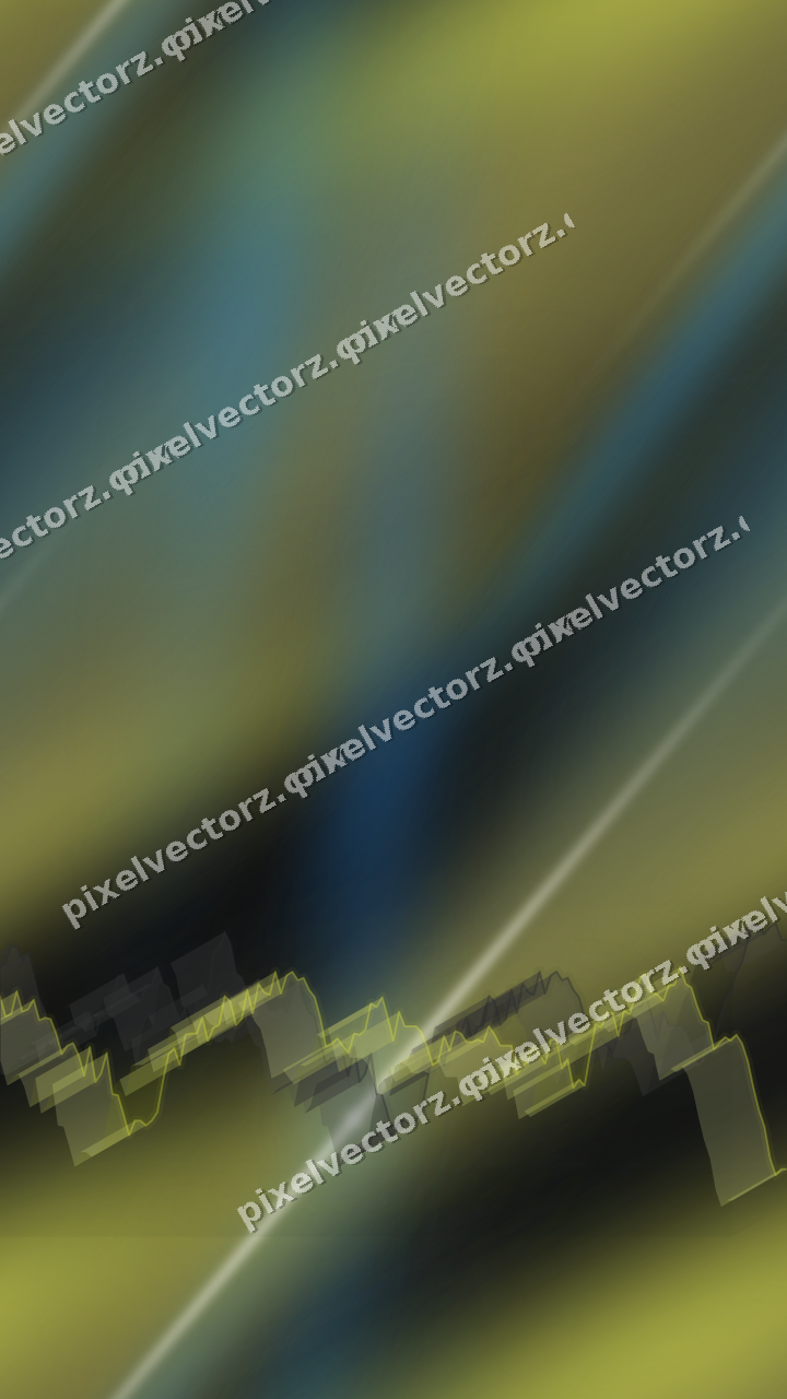 Nahtloser Neon Diagramm Hintergrund in Blau und Gelb