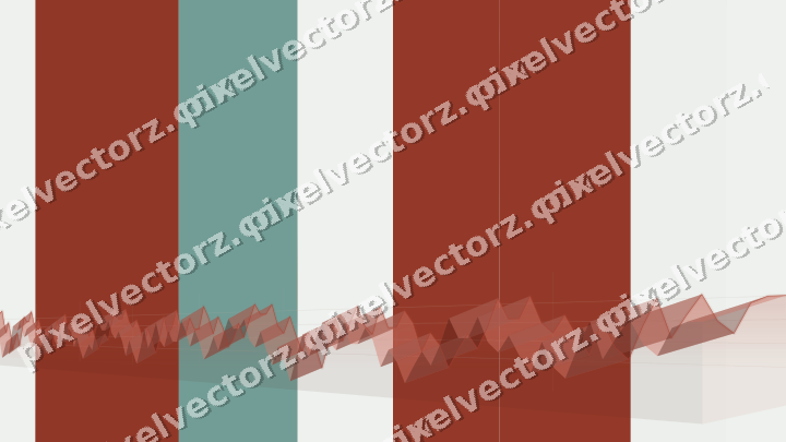 Soft pastel chart background in red and orange