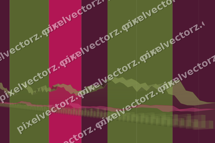 Soft pastel chart background in lime and pink