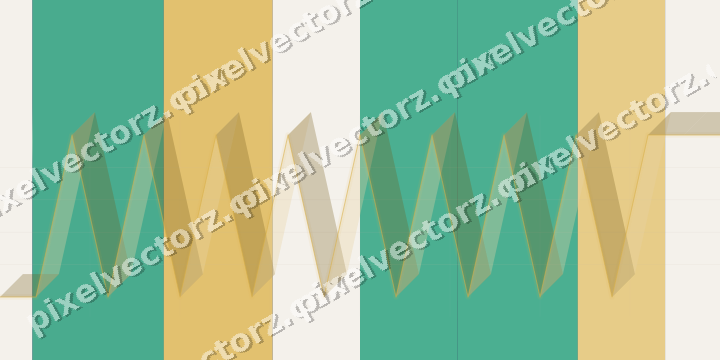 Glowing neon chart background in amber and green