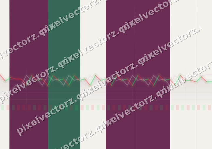 Glowing neon chart background in magenta and pink