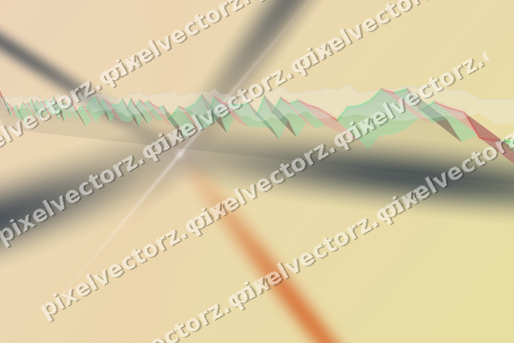 Soft pastel chart background in dark blue and orange