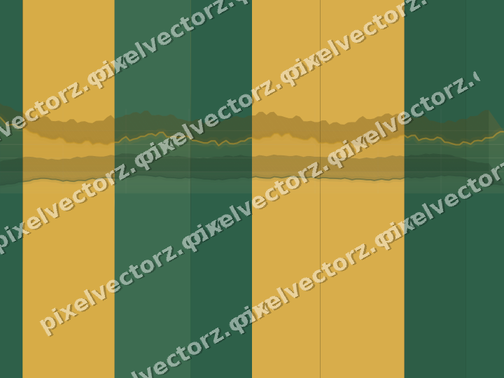 Glowing neon chart background in amber and green