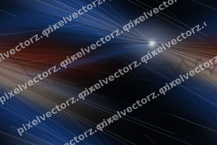 Nahtloser Neon Diagramm Hintergrund in Blau und Rot
