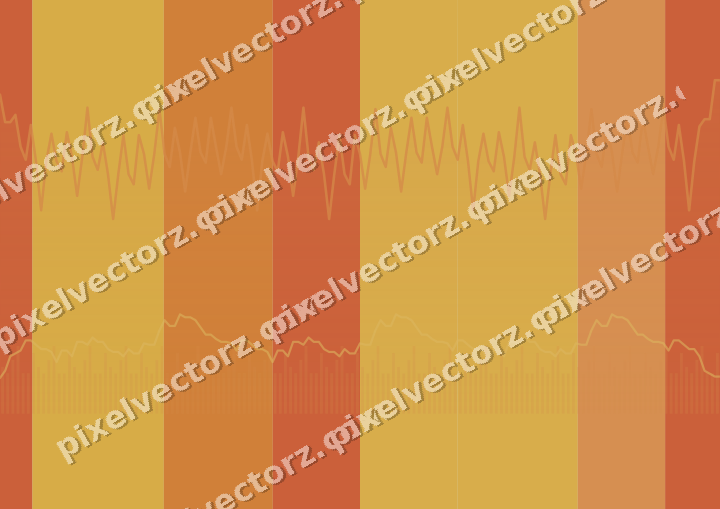 Soft pastel chart background in orange and amber