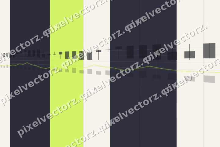 Glowing neon chart background in blue and purple