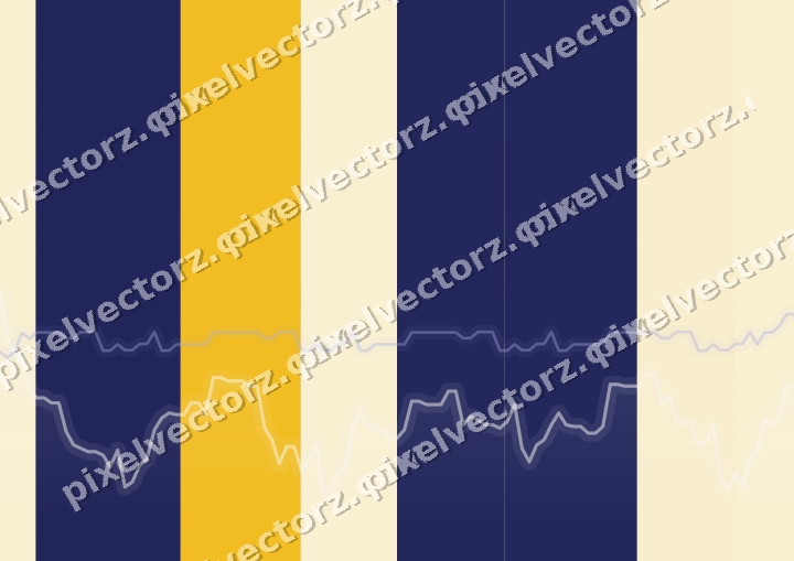 Soft pastel chart background in dark blue and amber