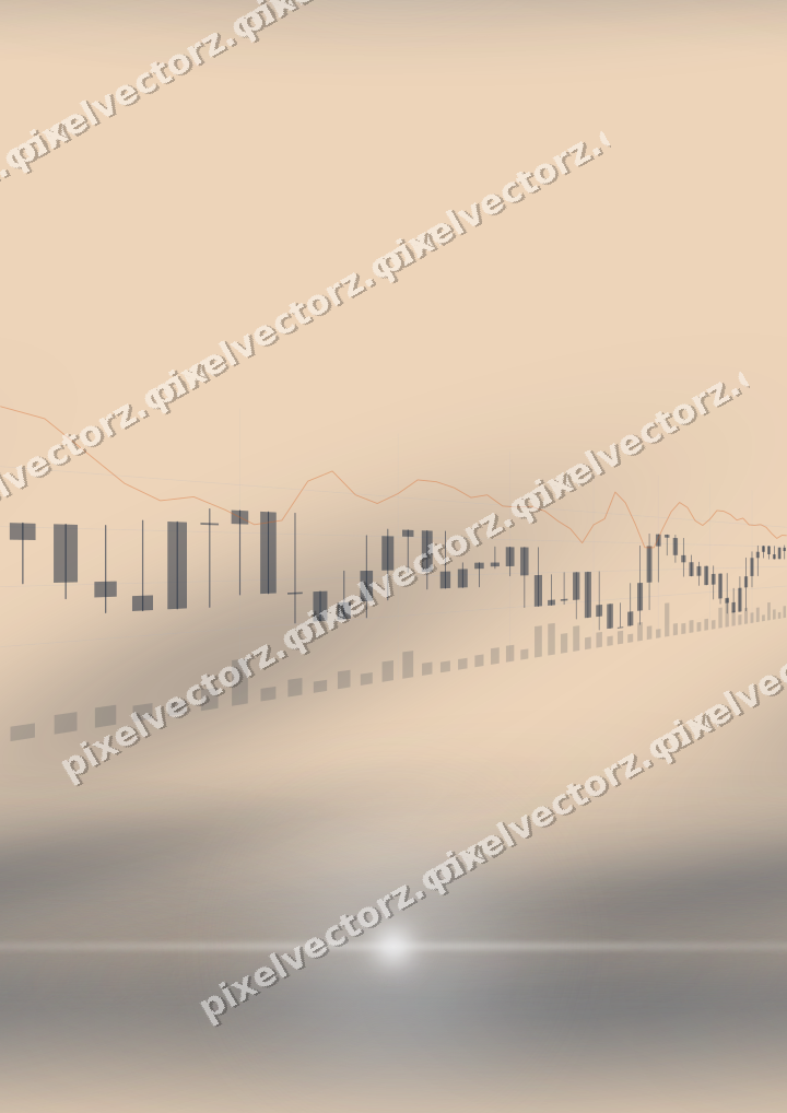 Nahtloser Pastell Diagramm Hintergrund in Dunkelblau und Orange