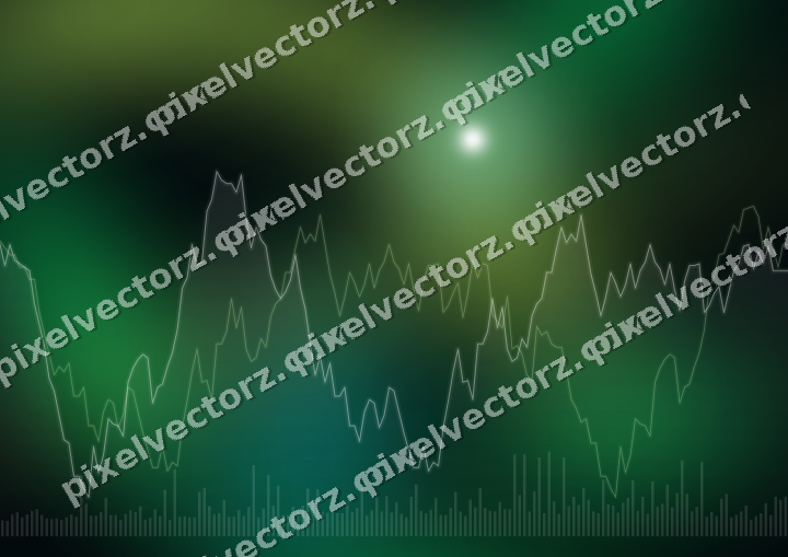 Leuchtender Neon Diagramm Hintergrund in Grün und Limette
