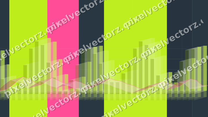 Soft pastel chart background in lime and amber