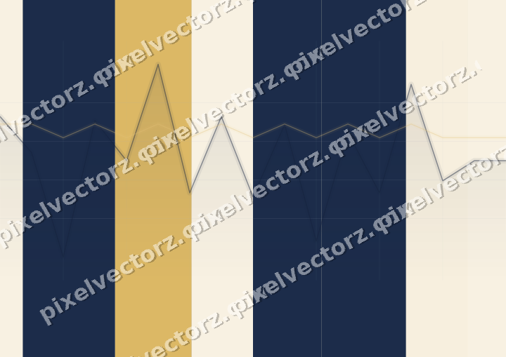 Soft pastel chart background in dark blue and amber
