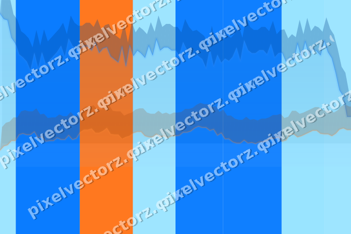 Soft pastel chart background in blue and red