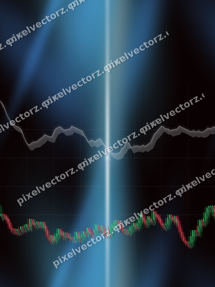 Nahtloser Neon Diagramm Hintergrund in Blau und Rot