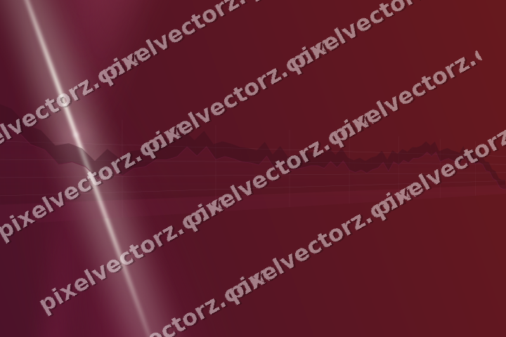 Glowing neon chart background in dark pink and green