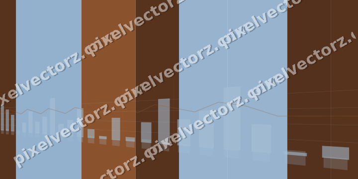 Soft pastel chart background in blue and orange