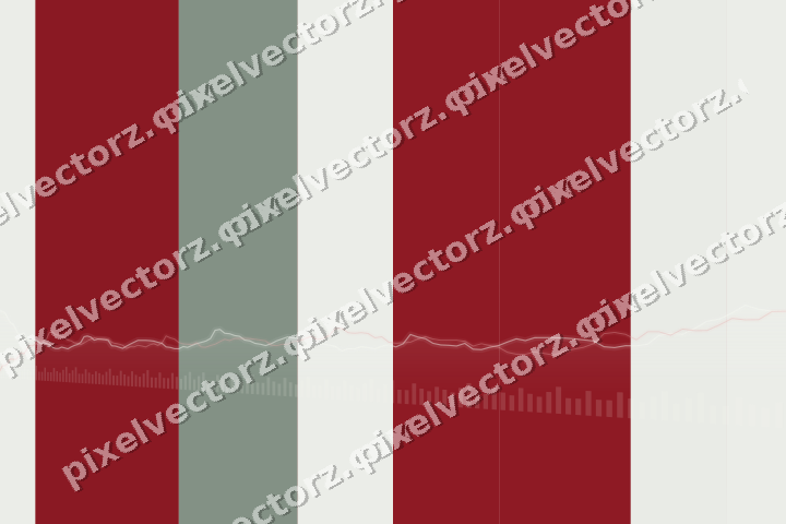 Soft pastel chart background in red and pale lime