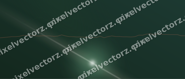 Glowing neon chart background in dark green and red