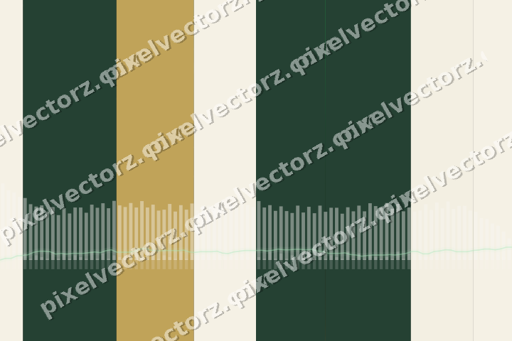Glowing neon chart background in green and amber