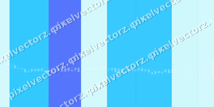 Glowing neon chart background in cyan and teal