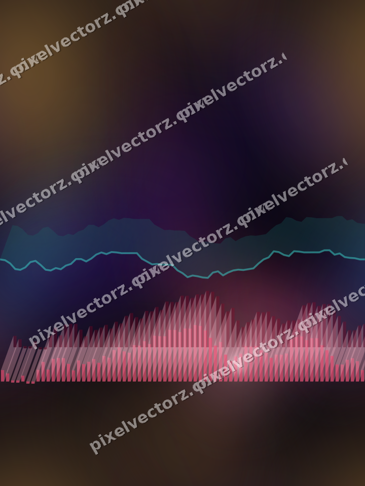 Nahtloser Neon Diagramm Hintergrund in Rosa und Bernstein