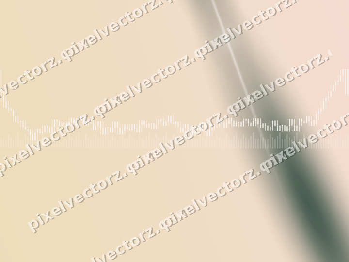 Soft pastel chart background in dark green and orange