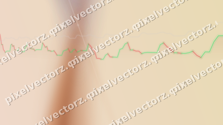 Soft pastel chart background in orange and blue