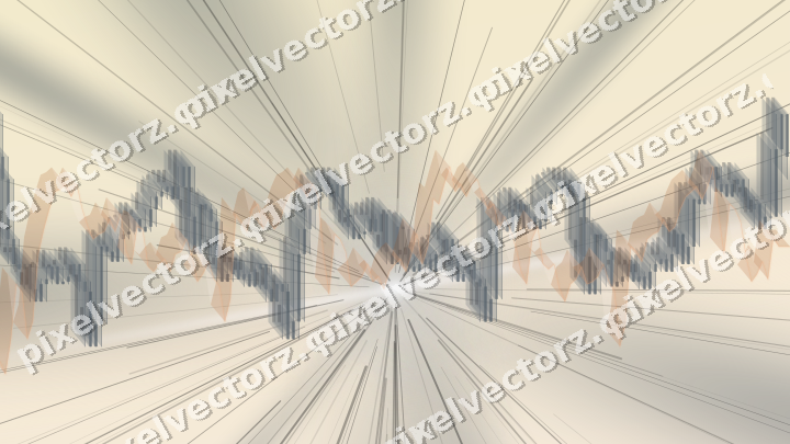 Soft pastel chart background in blue and orange