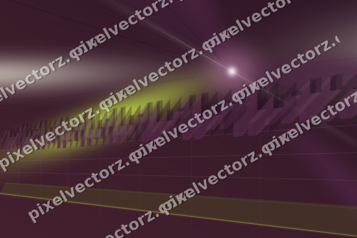 Glowing neon chart background in dark magenta and lime
