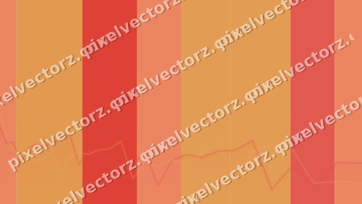 Soft pastel chart background in red and orange